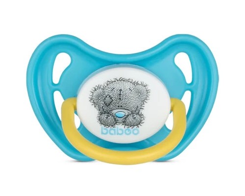 Пустушка Baboo Me To You 6+ міс. блакитна (90411)