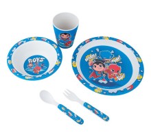 Набір дитячого посуду Kite DC з бамбука 5 предметів (DC22-313)