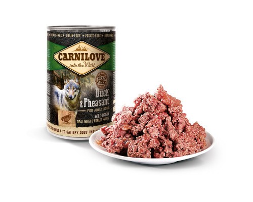 Консерви для собак Carnilove Dog з качкою та фазаном 400 г (8595602529230)