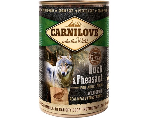 Консерви для собак Carnilove Dog з качкою та фазаном 400 г (8595602529230)