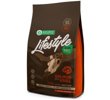 Сухий корм для собак Nature's Protection Lifestyle Grain Free Salmon, krill Adult Small&Mini 1.5 кг (NPLS45680)