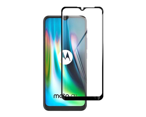 Скло захисне PowerPlant Full screen Motorola Moto G9, Black (GL609376)