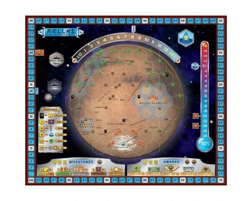 Настільна гра Kilogames Тераформування Марса. Еллада та Елізій (доповнення) Українською (1750)