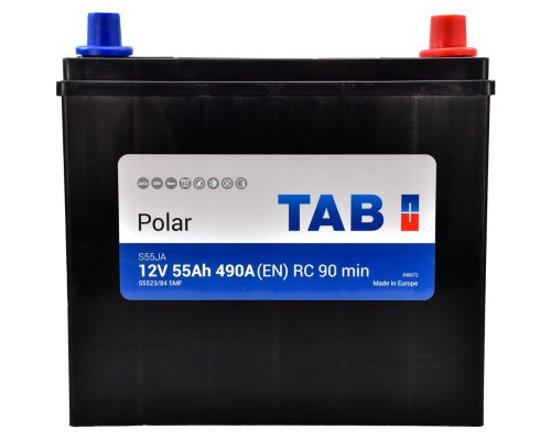 Акумулятор автомобільний TAB 55 Ah/12V Polar S Euro Japan (246 855)