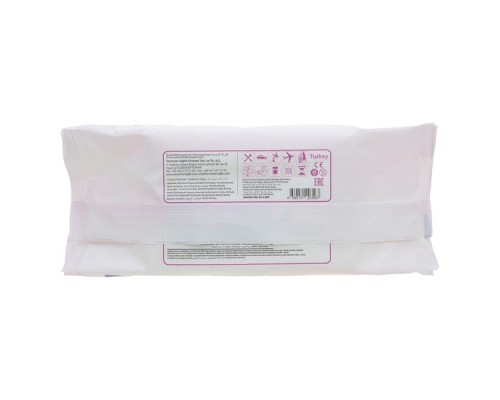 Дитячі вологі серветки Giggles Квітковий з клапаном 72 шт (8680131203567)