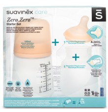 Пляшечка для годування Suavinex набір антиколіковий ZERO.ZERO 180 мл (306422)