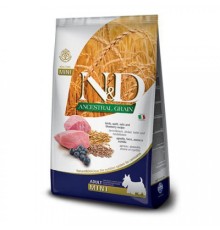 Сухий корм для собак Farmina Low Grain ADULT MINI з ягням та чорницею 2.5 кг (8010276022103)