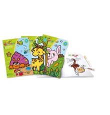 Набір для творчості Crayola Mini Kids Розмальовка Ферма, 16 сторінок (25-1480-2)