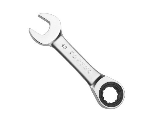 Ключ Toptul комбінований з тріскачкою укорочений 15мм (AOAB1515)