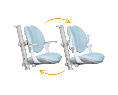 Дитяче крісло Mealux Ortoback Duo Plus Blue (Y-510 KBL Plus)