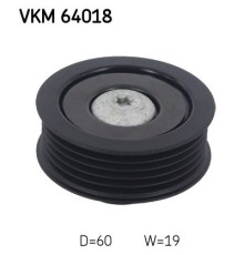 Ролик натягувача ременя SKF VKM 64018