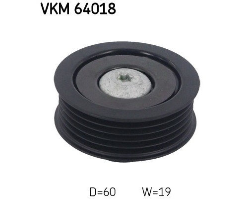Ролик натягувача ременя SKF VKM 64018