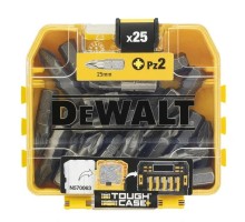 Набір біт DeWALT Pozidriv, Pz2, L = 25 мм, 25 шт (DT71521)