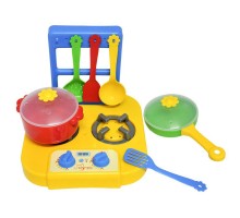 Ігровий набір Tigres набір посуду столовий Ромашка з плиткою 7 елементів (39150)