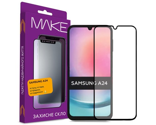 Скло захисне MAKE Samsung A24 (MGF-SA24)