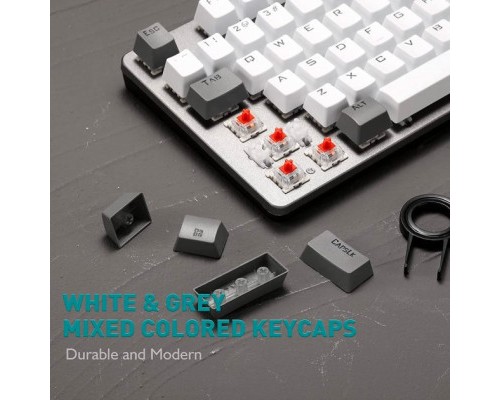 Клавіатура Aula F3287 Keycap KRGD Blue USB UA Grey/White (6948391240954)