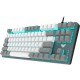 Клавіатура Aula F3287 Keycap KRGD Blue USB UA Grey/White (6948391240954)
