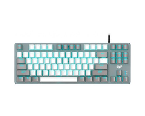 Клавіатура Aula F3287 Keycap KRGD Blue USB UA Grey/White (6948391240954)