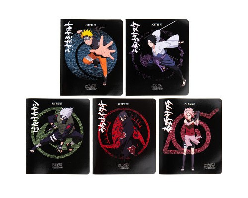 Зошит Kite Naruto 48 аркушів, клітинка (NR23-259)