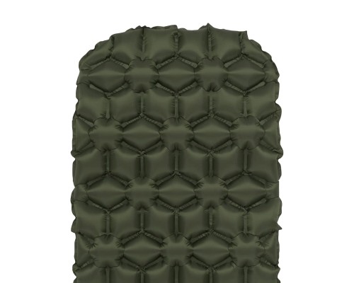 Туристичний килимок Highlander Nap-Pak Inflatable Sleeping Mat 5 cm Olive AIR071 (929796)