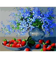 Картина по номерам ZiBi Полуниця 40*50 см ART Line (ZB.64124)