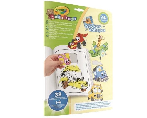 Набір для творчості Crayola Mini Kids Розмальовка Транспорт 32 ст. (25-6938)