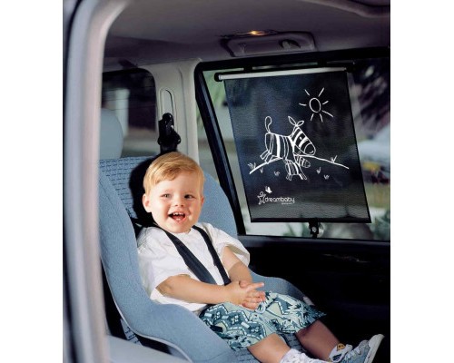 Сонцезахисний екран в автомобіль DreamBaby Zebra+Tiger (G238)