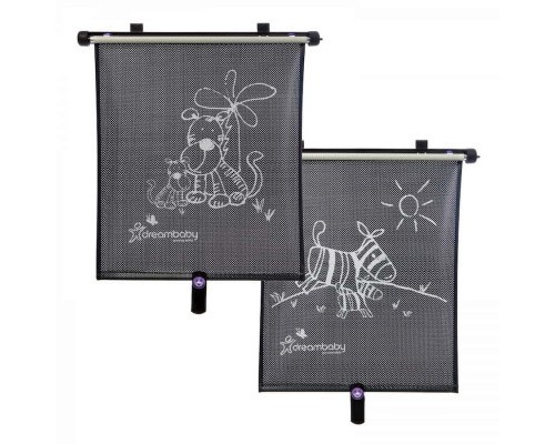 Сонцезахисний екран в автомобіль DreamBaby Zebra+Tiger (G238)
