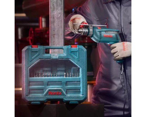 Дриль Ronix ударний 850Вт, набір (2250K)