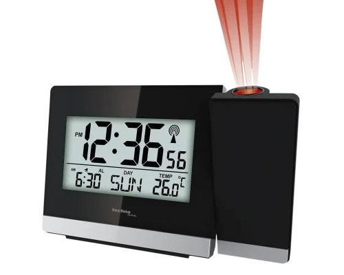Настільний годинник Technoline WT536 проекційний Black (DAS301196) Настільний годинник Technoline WT536 проекційний Black (DAS301196)