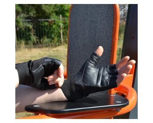 Рукавички для фітнесу MadMax MFG-248 Clasic Exclusive Black L (MFG-248-Black_L)