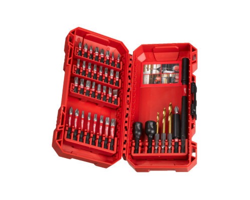 Набір свердл і біт Milwaukee SHOCKWAVE 40 шт (4932492004)