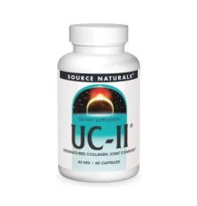 Вітамінно-мінеральний комплекс Source Naturals Колаген неденатурований тип II, UC-II, 60 капсул (SN2375)
