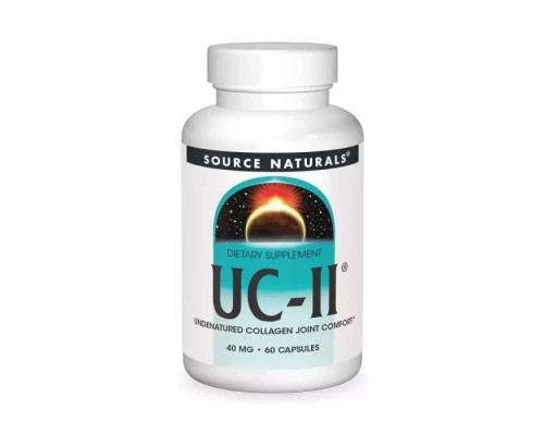 Вітамінно-мінеральний комплекс Source Naturals Колаген неденатурований тип II, UC-II, 60 капсул (SN2375) Вітамінно-мінеральний комплекс Source Naturals Колаген неденатурований тип II, UC-II, 60 капсул (SN2375)
