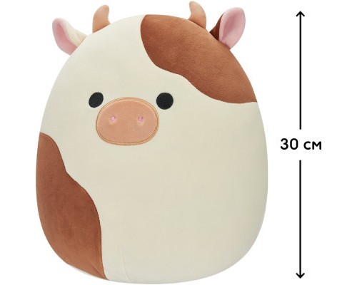 М'яка іграшка Squishmallows Корівка Ронні 30 см (SQCR04170) М'яка іграшка Squishmallows Корівка Ронні 30 см (SQCR04170)