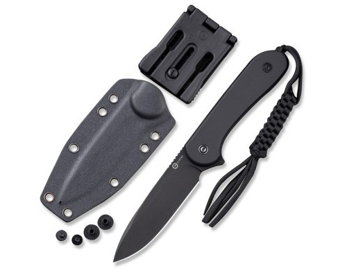 Ніж Civivi Fixed Blade Elementum Black Blade G10 (C2105A)