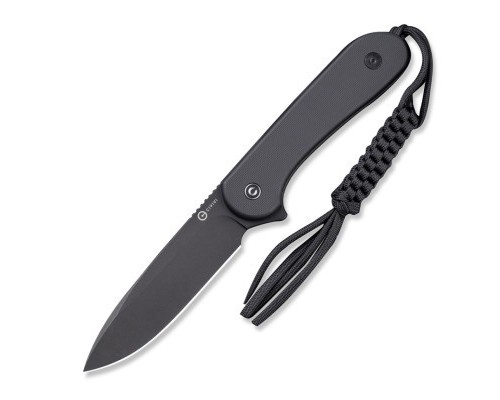 Ніж Civivi Fixed Blade Elementum Black Blade G10 (C2105A)