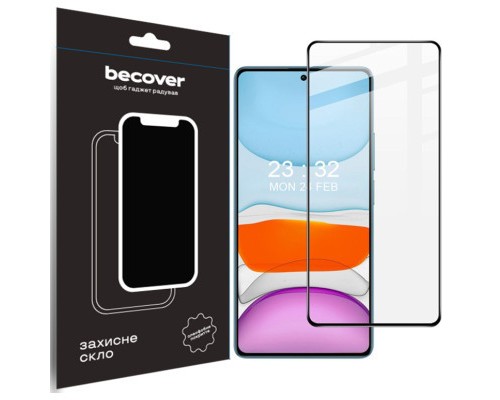 Скло захисне BeCover Xiaomi Redmi Note 13 Black (710363)