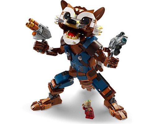 Конструктор LEGO Super Heroes Ракета й малюк Ґрут 566 деталей (76282)
