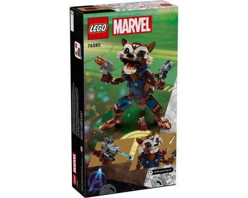 Конструктор LEGO Super Heroes Ракета й малюк Ґрут 566 деталей (76282)