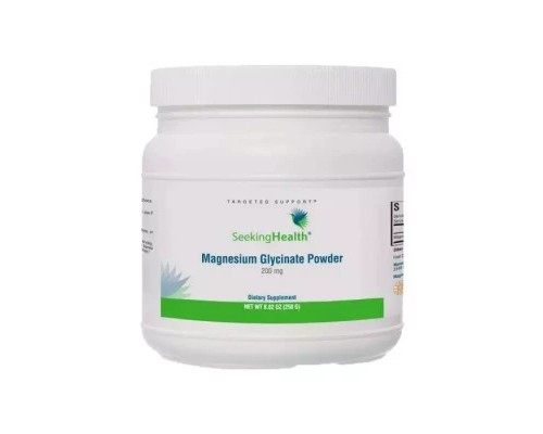 Мінерали Seeking Health Магній гліцинат у порошку, 200 мг, Magnesium Glycinate Powder, 187,5 гр (SKH-52999)
