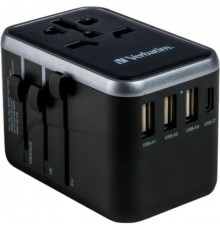 Зарядний пристрій Verbatim UTA-04 PD61W (3xUSB-A/2xUSB-C) (49546)