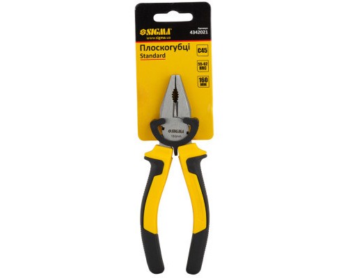 Плоскогубці Sigma 160мм Standard (4342021)