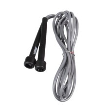 Скакалка LiveUp PVC Jump Rope LS3115-g в тубусі чорний/сірий 275x0.5см (6951376100655)