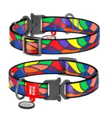 Нашийник для тварин WAUDOG Nylon з QR-паспортом 