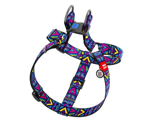 Шлея для собак WAUDOG Nylon з QR паспортом 