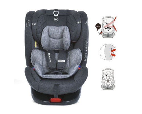 Автокрісло El Camino ME 1114 Everest Light Grey (ME 1114 light grey)