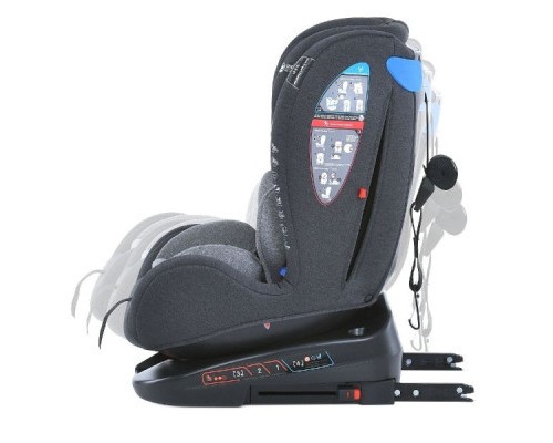 Автокрісло El Camino ME 1114 Everest Light Grey (ME 1114 light grey)