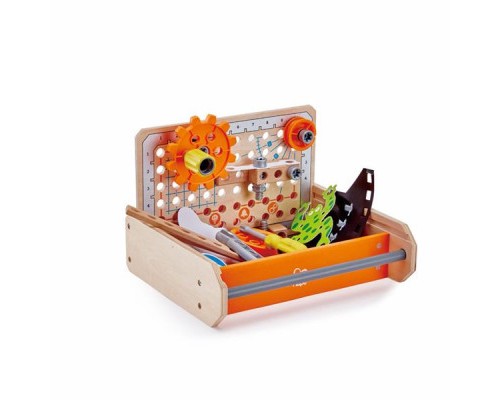 Конструктор Hape Junior Inventor Інструменти для експериментів 32 елемента (E3029)