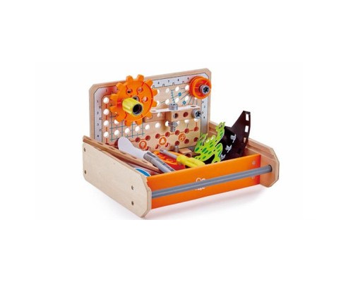Конструктор Hape Junior Inventor Інструменти для експериментів 32 елемента (E3029)